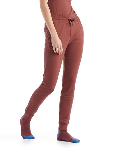 Women's Icebreaker Merino Crush Pants One Piece & Sets Grape | CA 1200SGLO